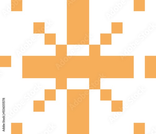 Retro Sparkle Pixel Art
