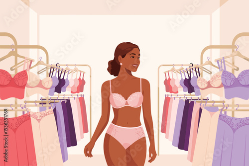 woman looking for deal Lingerie