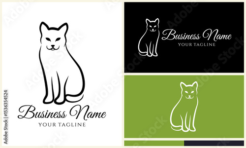 Cat Logo Design Variations. (31)