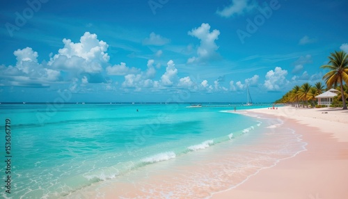Pink Sands Beach Paradise  Caribbean Getaway