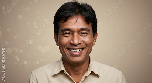 Portrait of a Happy Man Smiling