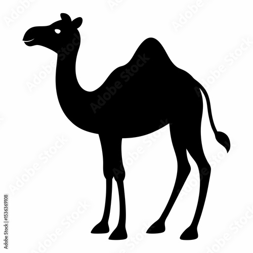Camel black silhouette