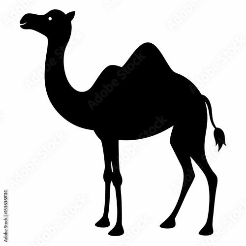 Camel black silhouette