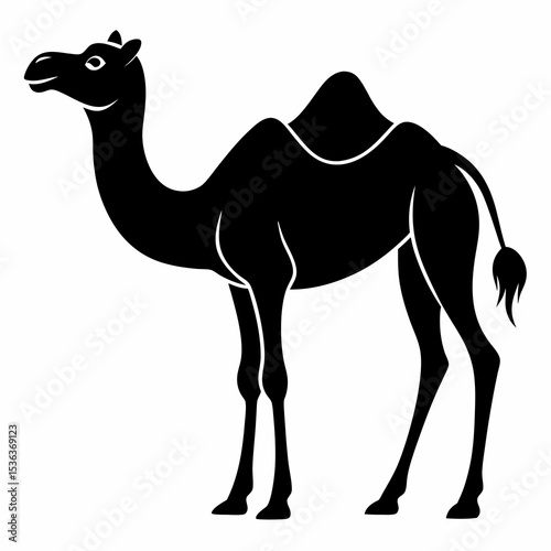 Camel black silhouette