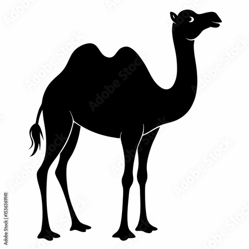 Camel black silhouette