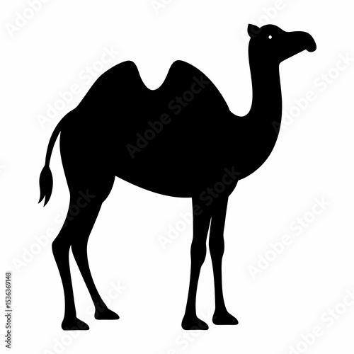 Camel black silhouette