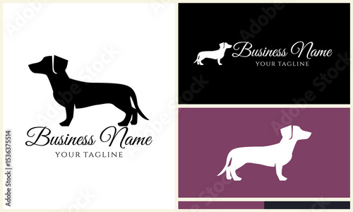 Dachshund Logo Design Variations. (7)