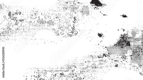 Abstract grayscale texture background mottled black white gray distressed grunge pattern overlay design element