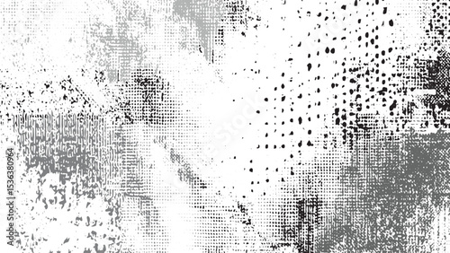 Abstract grayscale texture background with black and white speckled patterns and varying shades of gray creating a mottled effect