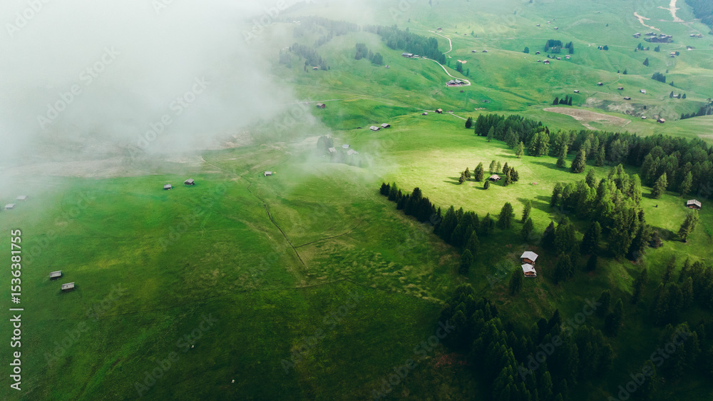 Fototapeta premium Italian Dolomites natural scenery
