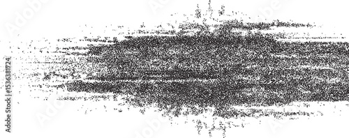 Black and White Abstract Texture Granular Stippled Pattern Background Design Element vector