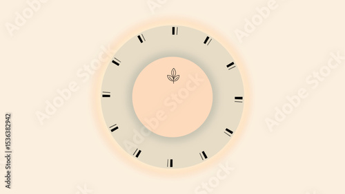 Sleep Sound App UI | Night Relaxation Interface Mockup .clock isolated on white background