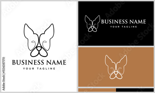 Dog Logo Design Variations. (9)