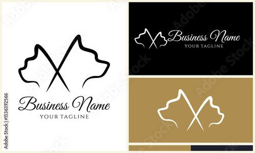 Dog Logo Design Variations. (40)