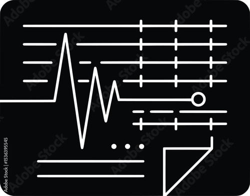 Healthcare Vector Illustration Medical Data Analysis Chart