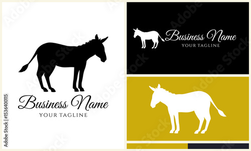 Donkey Logo Design Templates.