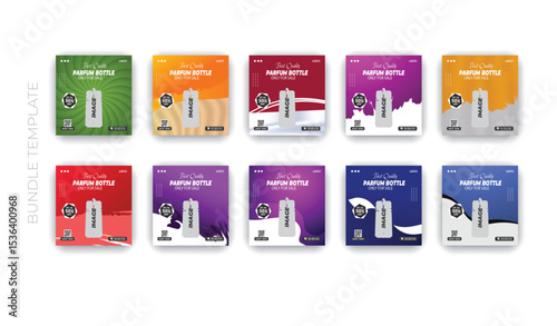 Fashion perfume Sale Engaging Social Media & Banner Designs