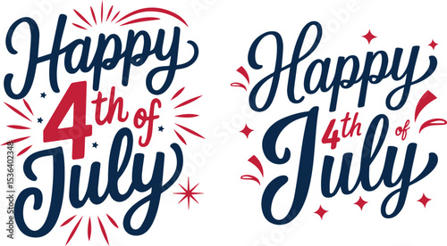Happy American 4th of July Independence Day Typography t shirt design, United States July holiday celebration. Vector illustration.