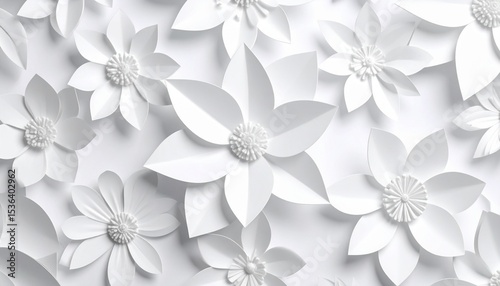 white flower background