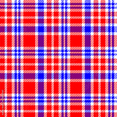 Gingham pattern background. Retro tablecloth texture. Abstract color full of Scott pattern. Pastel gingham seamless background for print on fabric. Vector art