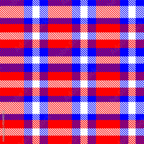 Gingham pattern background. Retro tablecloth texture. Abstract color full of Scott pattern. Pastel gingham seamless background for print on fabric. Vector art