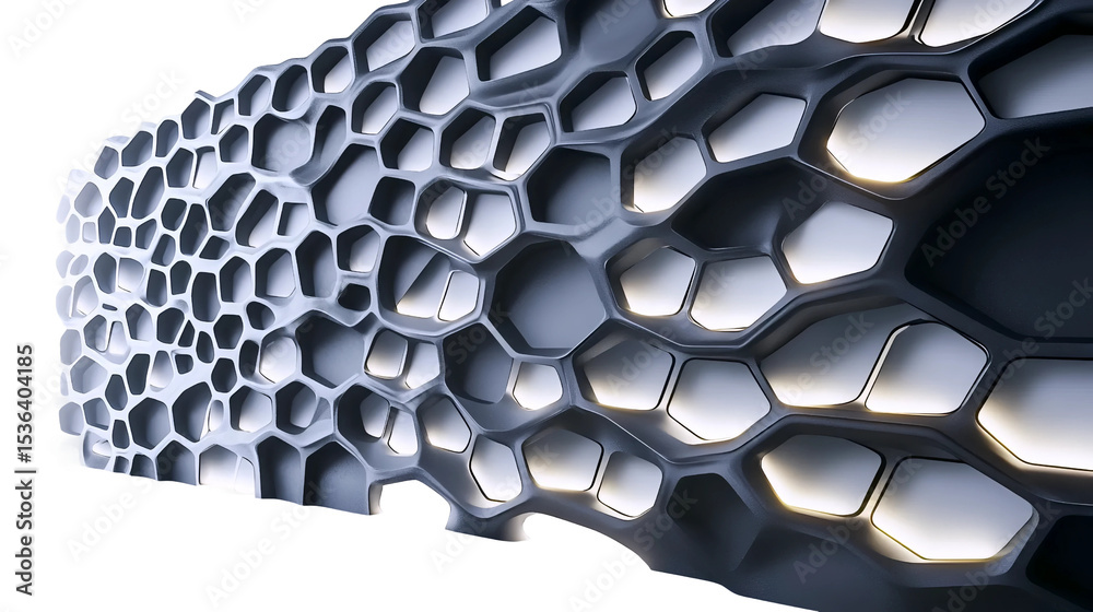 Obraz premium Modern Wall Panel Design