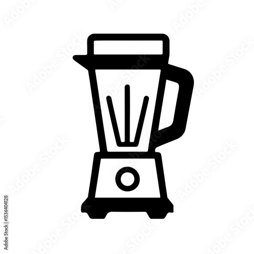 Blender Icon. This versatile pictogram is perfect for culinary websites, healthy lifestyle apps, smoothie bars, kitchen appliance branding, recipe blogs