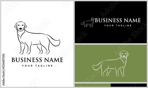 Golden Retriever Logo Design.
