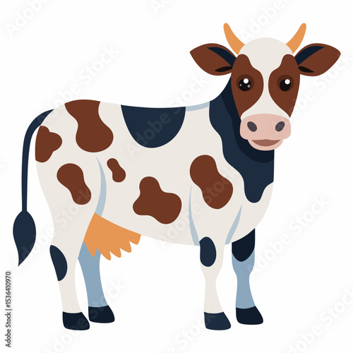 funny cow cartoon