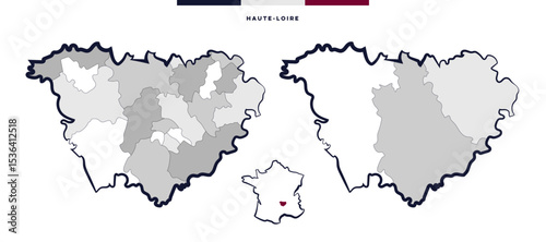 Département de la Haute-Loire - Auvergne-Rhône-Alpes (France)	