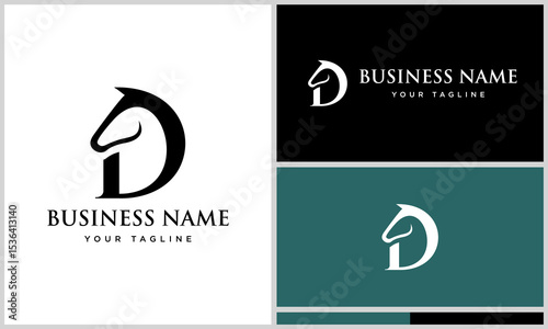 Horse Head Logo Design Variations. (1)