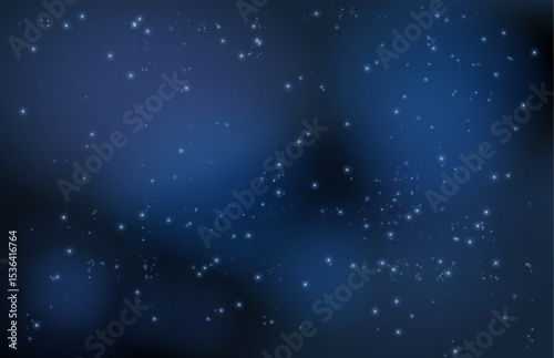 A night sky with stars background illustration design
