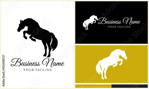 Horse Logo Design Templates. (18)
