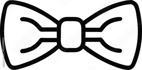 
Bow Tie Icon for Fashion and Style
