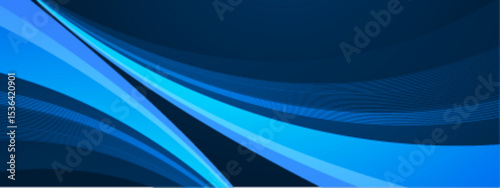 Abstract blue lines and curves form a modern design suitable for backgrounds, banners, and digital artwork with a contemporary feel.