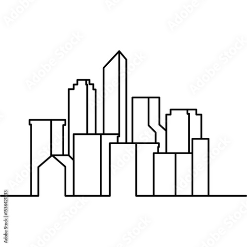 Minimalist City Building
