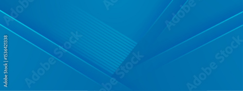 Abstract blue geometric design suitable for backgrounds, website banners, or brochures, featuring dynamic diagonal lines and modern style.