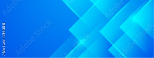 Overlapping blue squares with bright lines suitable for abstract backgrounds, technology concepts, graphic design elements, and modern geometric themes.