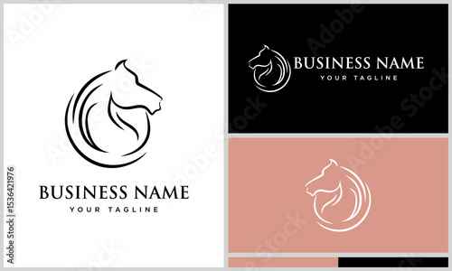 Horse Logo Design Variations. (17)