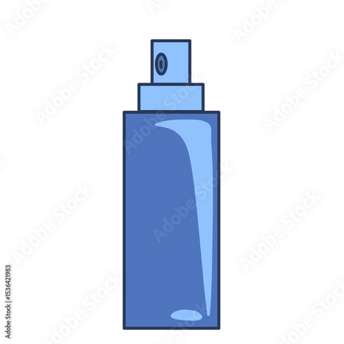 blue spray bottle