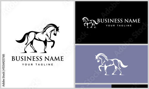 Horse Logo Design Variations. (44)