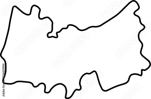 Portugal Regional Map – Vector illustration of districts and administrative divisions