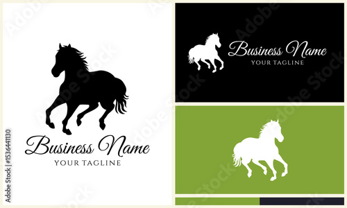 Horse Logo Design Variations. (152)