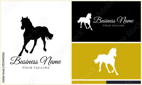 Horse Logo Design Variations. (153)