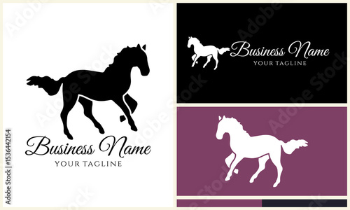 Horse Logo Design Variations. (158)