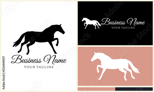 Horse Logo Design Variations. (177) photo