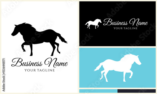 Horse Logo Design Variations. (197)