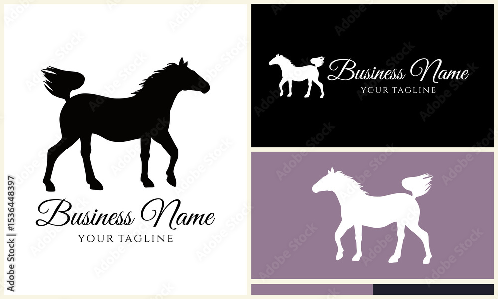 Obraz premium Horse Logo Design Variations. (199)