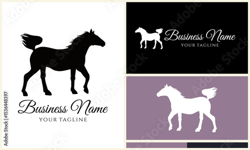 Horse Logo Design Variations. (199)