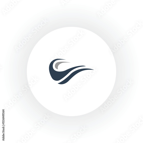 CO and C logo design template vector illustration